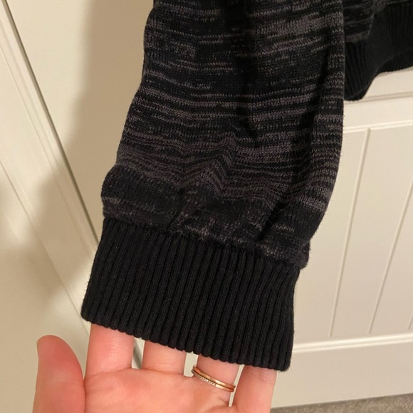 EUC | Paradise Collection men’s crewneck black gray sweater winter cold knit XL - Picture 3 of 6